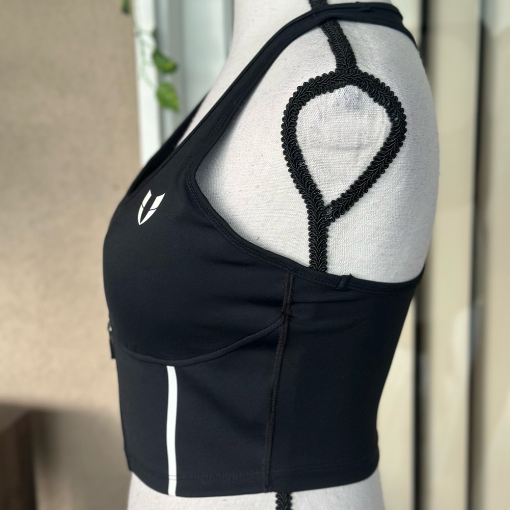 NWOT Shaping Tank Top with Zipper and Pads - Picture 10 of 14